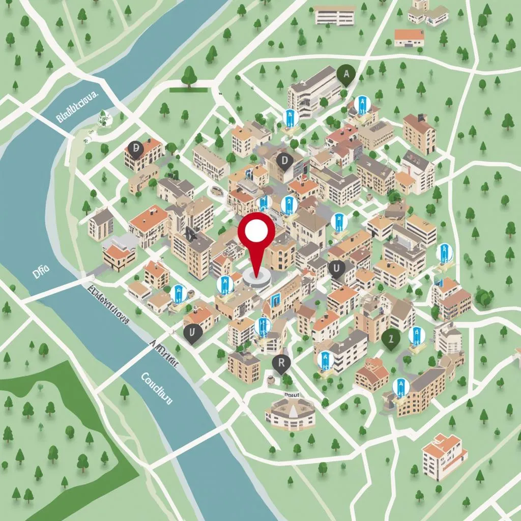 Mapa kancelárie v Bratislave